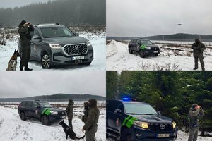 Pasienio rajonuose – sustiprintas teisėsaugos pareigūnų patruliavimas