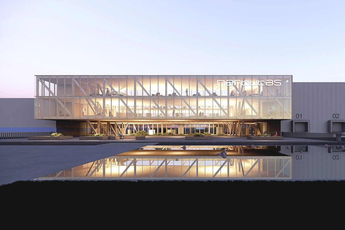 Viena didžiausių investicijų Ukmergėje netrukus taps nauja bendrovės „Narbutas International“ gamykla.