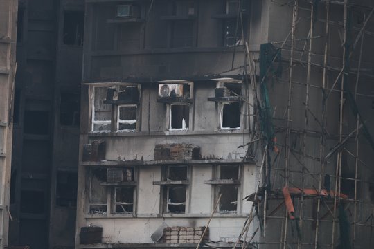 Honkongo kovos su korupcija institucija dėl pražūtingo gaisro suėmė 8 asmenis