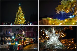 Panevėžys suspindo Kalėdų laukimu – įžiebta žiemos karalienė: pamatykite iš arti, kuo ji ypatinga