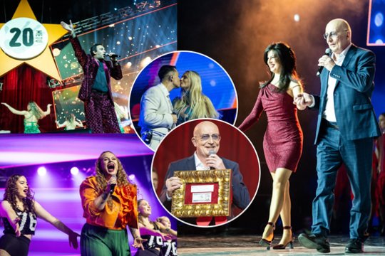 „Kelias į žvaigždes“ sudrebino Klaipėdą: scenoje – hitai, bučiniai ir ypatingą progą minėjęs A. Valinskas