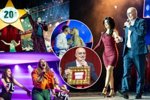 „Kelias į žvaigždes“ sudrebino Klaipėdą: scenoje – hitai, bučiniai ir ypatingą progą minėjęs A. Valinskas