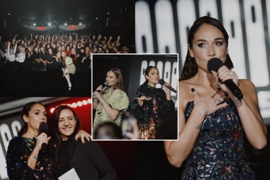 Su būriu moterų Marijampolėje šėlusi I. Bareikienė prakalbo apie savo meilės miestą: neužmiršiu niekada