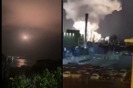 Po bepiločių atakos sustabdytas vienas svarbiausių Rusijos naftos terminalų