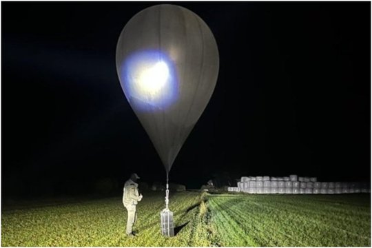 Policija rado 4 meteorologinius balionus, pasienyje patikrino 1500 žmonių ir automobilių
