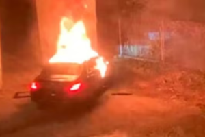 Austrijoje – kraupus radinys: sudegintame automobilyje rastas 21-erių ukrainietis