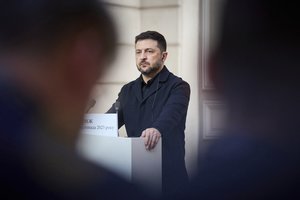 V. Zelenskis paskelbė apie naujas sankcijas Rusijai