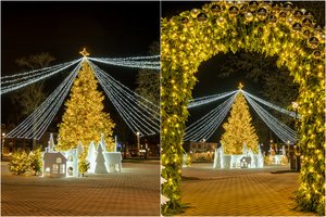 Jaukiausia Kalėdų pasaka užliejo Kretingą! Vaizdai dvelkia šiluma