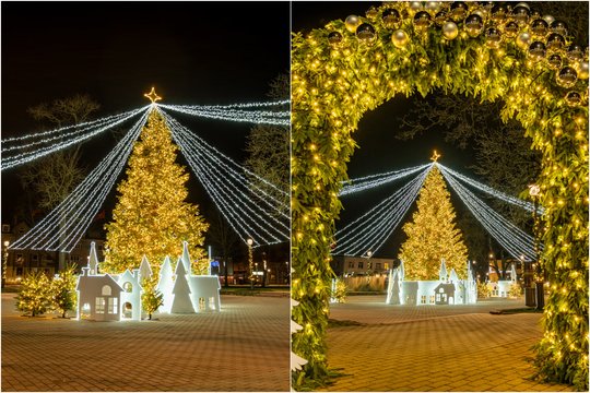 Jaukiausia Kalėdų pasaka užliejo Kretingą! Vaizdai dvelkia šiluma