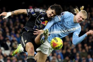 „Manchester City“ tik pridėto laiko metu palaužė „Leeds United“