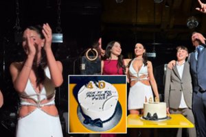 A. Doukos jubiliejuje – šėlionės, žadą atimantis įvaizdis ir Š. Jasikevičiaus „Ilgiausių metų“