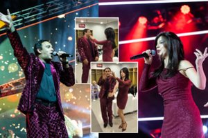 Radži parodė „Kelias į žvaigždes“ koncerto užkulisius: šokis su Agne sužavėjo tūkstantį žmonių