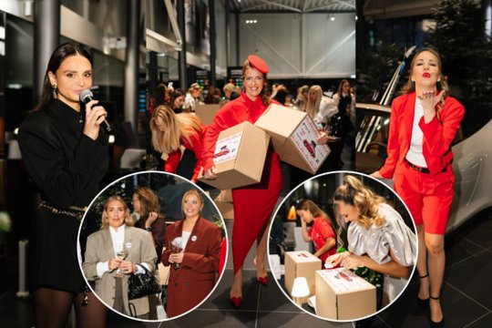 Neįprastas vaizdas „Porsche“ centre: prabangių automobilių klubo nares susivienijo kilnus tikslas