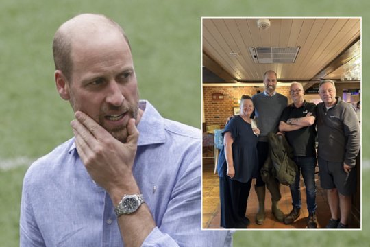 Princas Williamas nustebino kaimo užeigos Anglijoje darbuotojus: pamatę – liko be žado