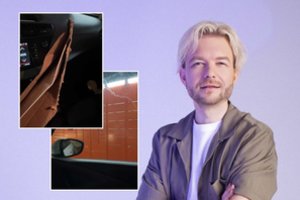 Iš paštomato praplėštą siuntą atsiėmęs A. Martinėnas-Vudis neslėpė pykčio: tai – ne pirmą kartą