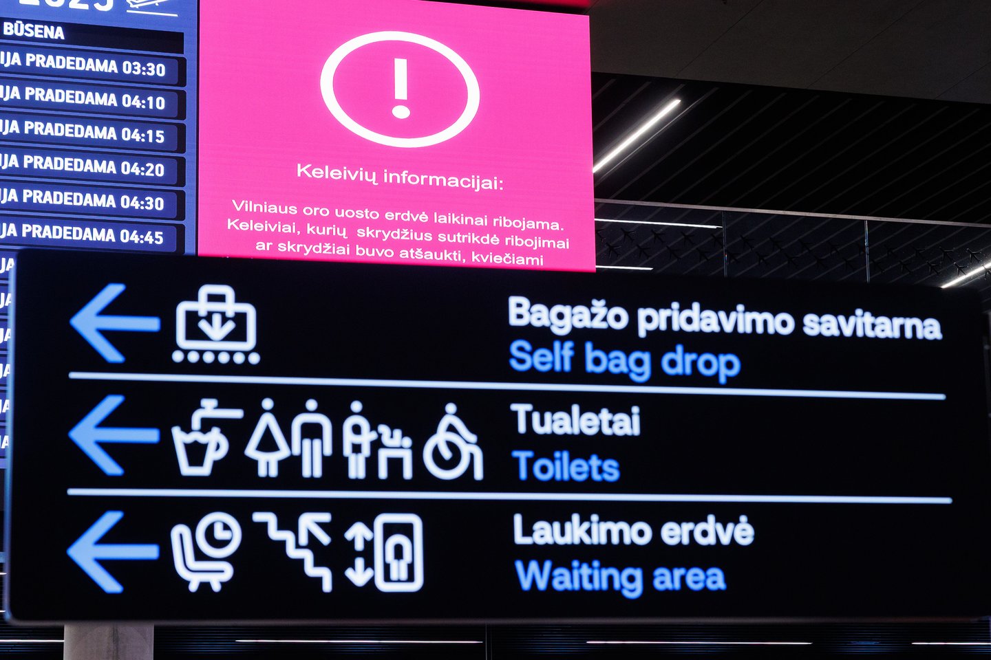 Vilniaus oro uostas.<br> T. Bauro nuotr.