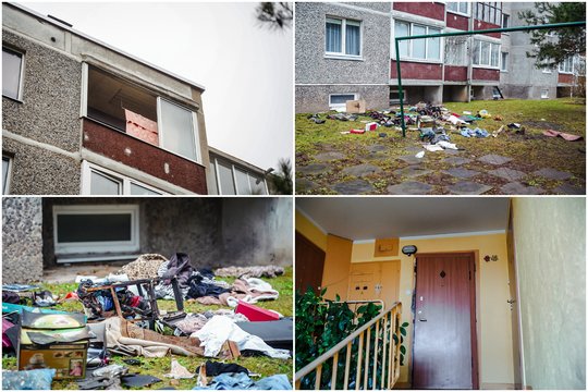 Per gaisrą Panevėžio daugiabutyje žuvo moteris, į ligoninę išvežtas nukentėjęs vyras