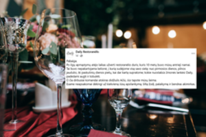 Dar viena pabaiga – Vilniuje užsidaro 10 metų veikęs restoranas