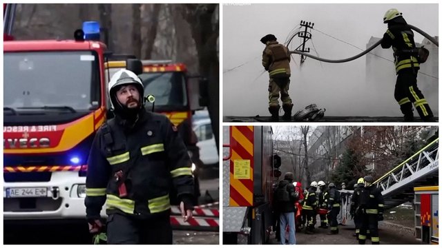 Negailestingas rusų smūgis Dnipro mieste: žuvo mažiausiai 4, dar 40 sužeisti