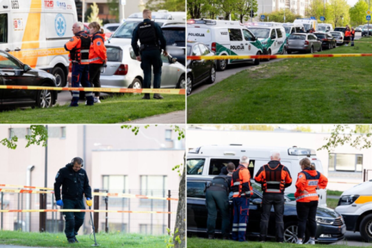 Užfiksuotas tarnybų sujudimas Vilniuje: rastas vyras su šautine žaizda