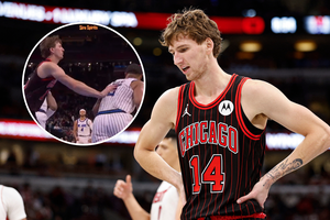 Nesusivaldė: varžovą pastūmęs M. Buzelis buvo nubaustas technine pražanga