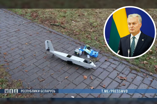 Po Baltarusijos kaltinimų Lietuvai dėl drono – Prezidentūros atkirtis apie provokaciją