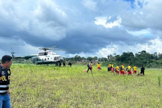 Peru Amazonėje dėl nuošliaužos nuskendo du laivai: 13 žmonių išsigelbėti nepavyko