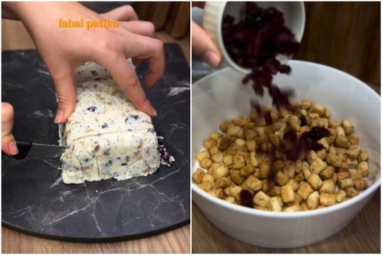 Interneto sensacija: šventinis tinginys su spanguolėmis ir kūčiukais – nepalieka abejingų