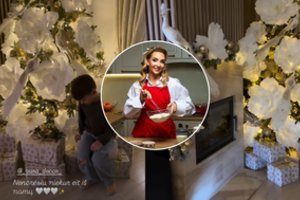 Gerda Žemaitė pasakiškai išpuošė namus: parodė savo neįprastą žaliaskarę