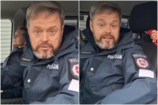 Plinta linksmas Lietuvos policijos vaizdo įrašas: įspėja, kad keletą tokių „pažeidėjų“ jau sulaikė