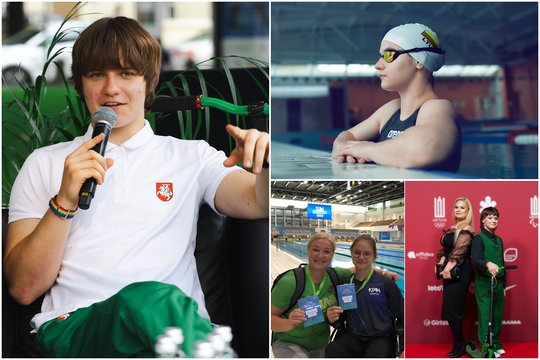 Su negalia gimusiai plaukikei G.Čepavičiūtei tėvų pasitikėjimas padėjo įgyvendinti svajonę