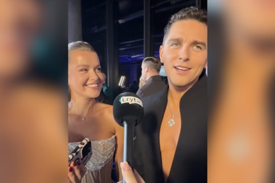 Mažai apie savo santykius besireiškiantys D. Montvydas ir S. Šernė: „Esame pasisakę pakankamai“