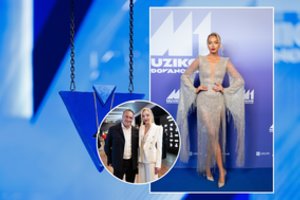 Puošniuose apdovanojimuose K. Toleikytė sutviskėjo be mylimojo verslininko J. Garbaravičiaus: kur jis?