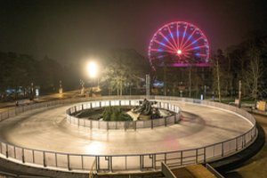 Palangos ledą raižys pramogautojų pačiūžos  