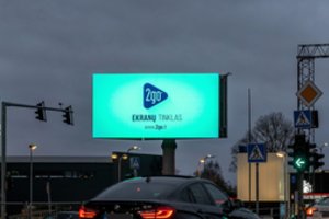 „2go“ lauko ekranų tinklas Baltijos šalyse: lauko ekranai Vilniuje