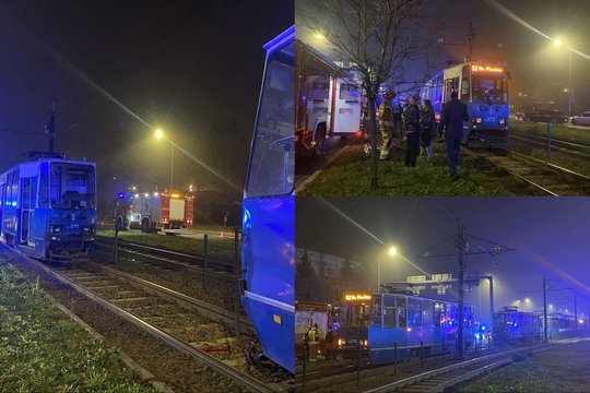 Nelaimė Lenkijoje: Krokuvoje susidūrė du tramvajai, yra sužeistųjų
