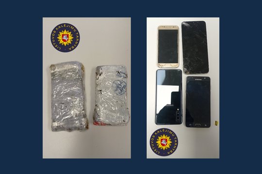 Marijampolės kalėjime rasti paketai su draudžiamais daiktais