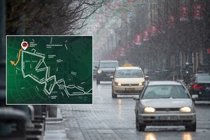 Šeštadienį Vilniaus centre įvedami eismo ribojimai: šios gatvės bus uždarytos