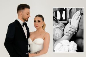 Slapta susituokė Sandra Žutautienė ir Viktoras Vaikšnoras