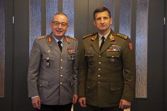 Lietuvoje lankosi aukščiausia Vokietijos kariuomenės vadovybė