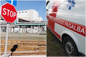 Nelaimė bendrovėje „Lifosa“: geležinkelio transporto ceche sunkiai sužalotas darbuotojas