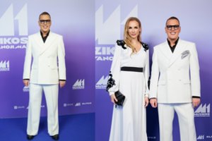 M1 apdovanojimuose S. Vaitulionis dėmesį kaustė neeiliniu įvaizdžiu: atskleidė, ko dėl to dalį vakaro vengė