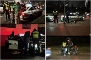 Reidas Vilniuje: stebuklingai išsiblaivęs paspirtukininkas baudos išvengė, promilių pripūtusiai merginai sekėsi žymiai prasčiau