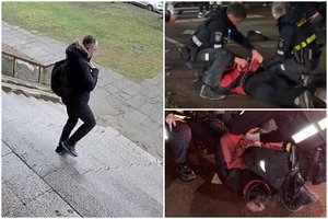 Kauniečiai sulaikė dviem žmogžudystėmis įtariamą B. Mikutavičių: buvo vėl pakeitęs aprangą