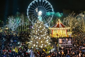 Sužibo ir Šiauliai: miesto centre – įspūdinga žaliaskarė