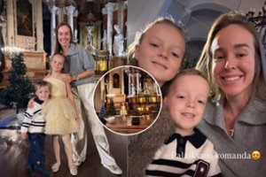 Viktorijos Siegel dukra bažnyčioje uždainavo YVOS dainą ir ištirpdė internautų širdis