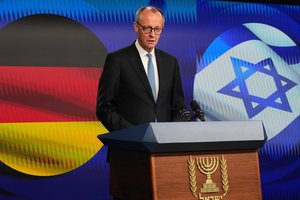 F. Merzas: B. Netanyahu vizito į Berlyną šiuo metu darbotvarkėje nėra