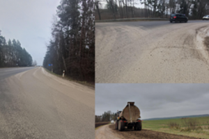 Įspėja vairuotojus dėl kelio dangos taršos – pasekmės gali būti skaudžios