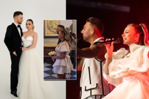 Žaibiškai plinta nematytas S. Žutautienės ir V. Vaikšnoro vestuvių įrašas: įamžinta itin svarbi akimirka