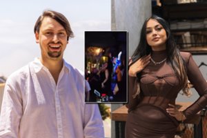 Socialiniuose tinkluose plinta netikėtas vaizdo įrašas: vakarėlyje užfiksuoti šėlstantys M. Falcon ir V. Mikaitis